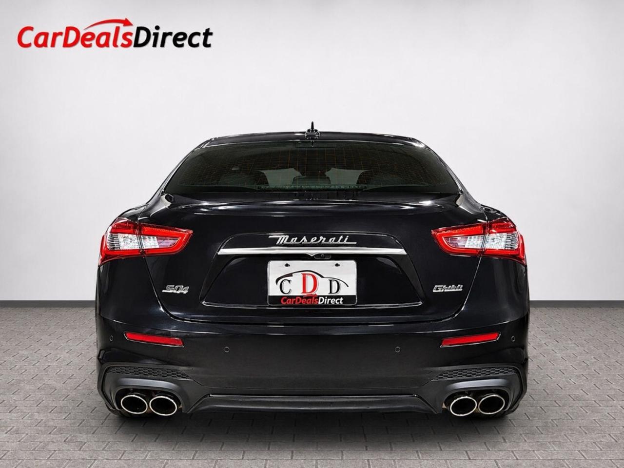 2018 Maserati Ghibli GranSport S Q4 AWD   Nero Gloss on Rosso Red Contr Photo