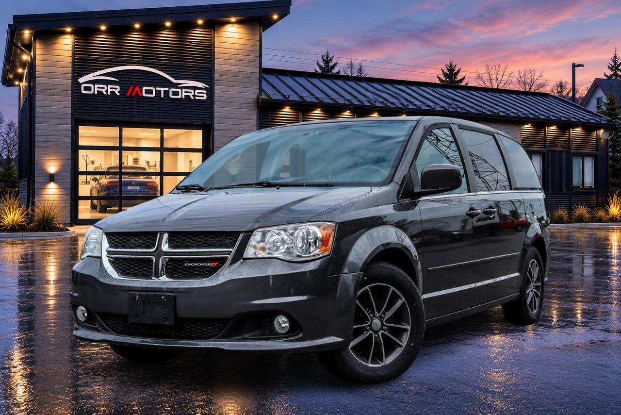 Black 2017 Dodge Grand Caravan Minivan 6-Speed Automatic