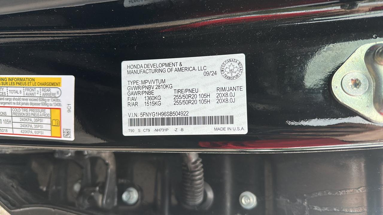 2025 Honda Pilot Black Edition AWD Photo
