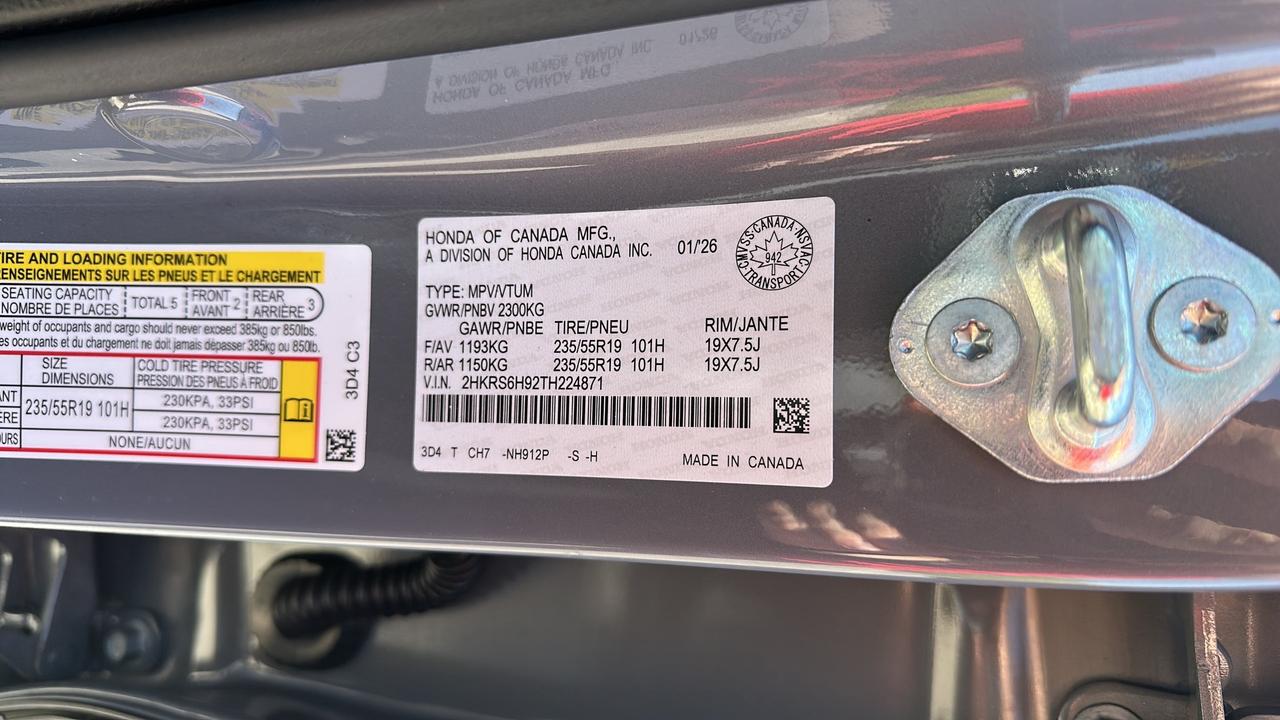 2026 Honda CR-V Hybrid Touring AWD Photo