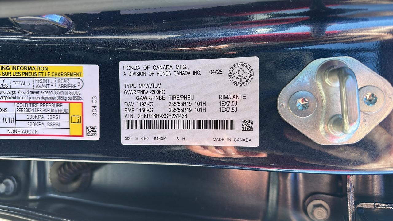 2025 Honda CR-V Hybrid Touring AWD Photo