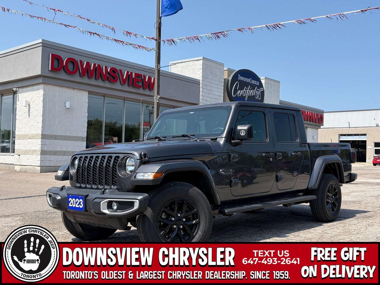 2023 Jeep Gladiator Sport S w/NAV & Sound, Full-Time 4WD, Heated Seats Photo