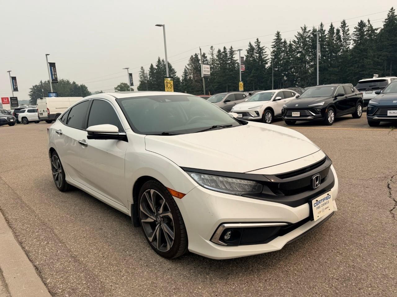 2019 Honda Civic Sedan TouringTOURING, 1.5L 4-CYL, ALLOYS, LEATHR, NAV, 1 Photo