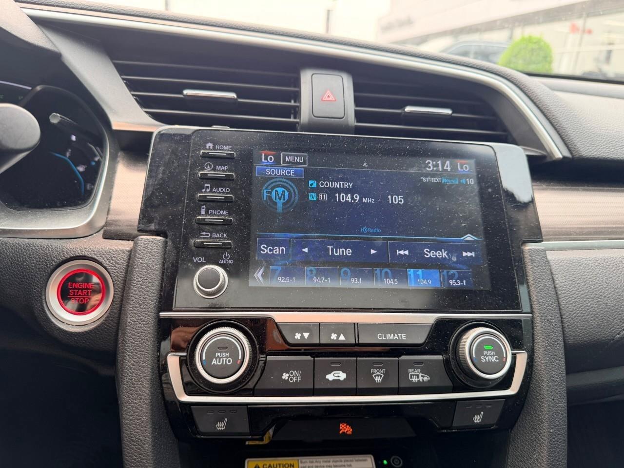 2019 Honda Civic Sedan TouringTOURING, 1.5L 4-CYL, ALLOYS, LEATHR, NAV, 1 Photo