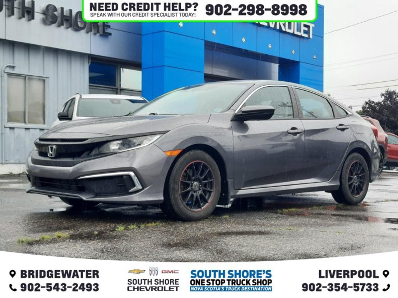 Recent Arrival! Gray 2020 Honda Civic LX For Sale, Bridgewater FWD CVT 2.0L I4 DOHC 16V i-VTEC Cloth, 8 Speakers, ABS brakes, Air Conditioning, Brake assist, Bumpers: body-colour, Delay-off headlights, Driver door bin, Electronic Stability Control, Emergency communication system, Exterior Parking Camera Rear, Front anti-roll bar, Front Bucket Seats, Fully automatic headlights, Heated door mirrors, Heated Front Bucket Seats, Illuminated entry, Occupant sensing airbag, Outside temperature display, Power door mirrors, Power steering, Power windows, Radio data system, Rear window defroster, Remote keyless entry, Security system, Speed control, Speed-sensing steering, Tachometer, Telescoping steering wheel, Tilt steering wheel, Traction control.