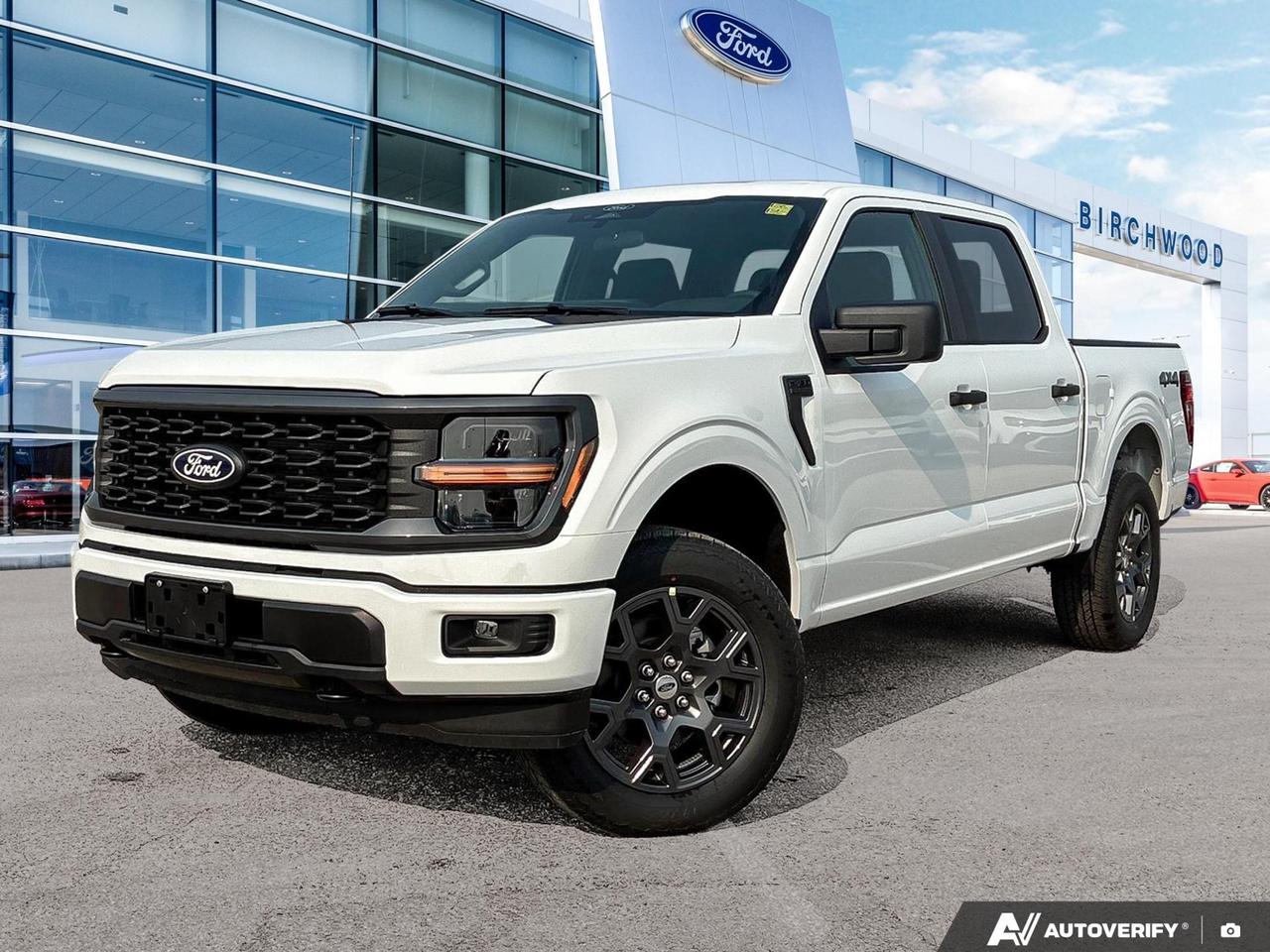 The 2026 Ford F-150 STX in Oxford White is built for those who need a truck that works as hard as they do. With a capable 2.7L EcoBoost V6, 4WD, and a solid suite of safety and driver-assist technology packed into the 200A package, this F-150 is ready to handle whatever the job site  or the weekend  throws at it.

- 2.7L 6-cylinder engine with 4-Wheel Drive for confident towing and off-road capability
- Class IV towing package with trailer sway control included
- Ford Co-Pilot360 with Pre-Collision Assist and Automatic Emergency Braking
- BLIS Blind Spot Information System with Cross-Traffic Alert and Reverse Brake Assist
- Rear Parking Sensors and Backup Camera for easier maneuvering on the job or in tight spaces
- Driver Monitoring Alert to help keep you focused on long hauls
- Crew Cab short-bed configuration seating 5 passengers with fold-up rear cushions for flexible cargo use
- Auto high-beam LED headlamps and perimeter alarm for added convenience and security

With only 11 km on the odometer, this is a brand-new 2026 F-150 ready to be put to work for you. Visit Birchwood Ford online at www.birchwoodford.ca to reserve this truck, start your purchase, or book a test drive. Have questions? Our team is happy to help  reach out anytime.
Birchwood Ford is your choice for New Ford vehicles in Winnipeg. 

At Birchwood Ford, we hold ourselves to the highest standard. Our number one focus is customer satisfaction which has awarded us the Ford of Canadas Presidents Award for 5 consecutive years. This honour is presented to Ford dealers that have proven outstanding results in Sales and Customer Service Excellence.

Are you a newcomer to Canada, recent graduate, first time car buyer or physically challenged? Ask us about our exclusive rebates and how they may apply to you.
 
Interested in seeing/hearing more? Book a test drive or give us a call at (204) 661-9555 and we can help you with whatever you need!

Dealer permit #4454
Dealer permit #4454