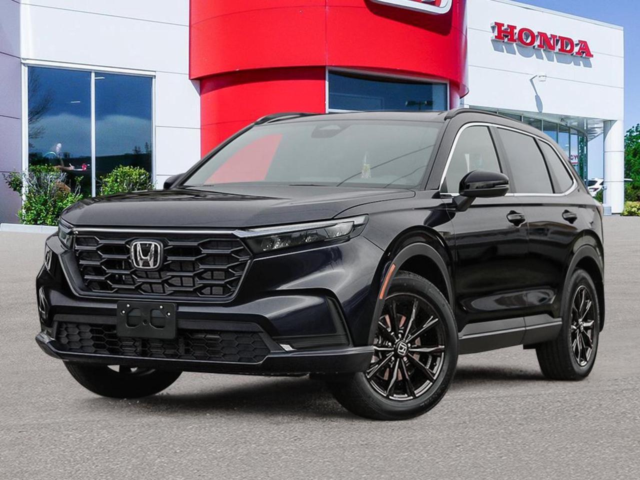 The 2026 Honda CR-V Sport in striking Black on Black with AWD has just arrived at Birchwood Honda West with only 20 km on the odometer. Built for drivers who want intelligent tech, confident all-weather capability, and everyday practicality wrapped in a sharp SUV package  this one checks every box.

- All-Wheel Drive with Continuously Variable Transmission including Eco, Normal, and Snow drive modes for year-round confidence
- Heated front bucket seats with 8-way power driver adjustment and 2-way power lumbar support
- Dual-zone automatic climate control for personalized front-cabin comfort
- Panoramic sunroof with express open/close and integrated sunshade
- Adaptive Cruise Control with Traffic Jam Assist and Driver Monitoring Alert for stress-free highway driving
- Blind Spot Information System, Rear Cross Traffic Monitor, and Collision Mitigation-Front for comprehensive safety awareness
- Multi-angle rearview camera with dynamic guidelines and washer
- HondaLink Connected Services with complimentary trial subscription included
- Fuel-efficient 1.5L 4-cylinder engine rated at 9.1 L/100 km city and 7.6 L/100 km highway

Ready to make it yours? Visit us at Birchwood Honda West to book a test drive, start your purchase online, or reach out with any questions. Our team is here to make the process straightforward and enjoyable  on your terms.

Explore more at birchwoodhondawest.ca
New Vehicle Disclaimer

Disclaimer: The information provided on this vehicle is for general informational purposes only. While we strive to ensure accuracy, vehicle pricing, specifications, and availability are subject to change without notice. Manufacturers Suggested Retail Price (MSRP) may not reflect actual sales price. Additional fees such as taxes, title, registration, and dealership documentation fees may apply.

All new vehicles come with the manufacturers standard warranty unless otherwise specified. Vehicle images are for illustrative purposes only and may not represent the exact model or trim level. Please contact the dealership directly for the most current information, availability, and details.


We are located in the Birchwood Auto Park, at Portage Ave West and the Perimeter.

Experience Honda and book your appointment today at 204-888-2277.

Dealer Permit# 5266
Dealer permit #5266
