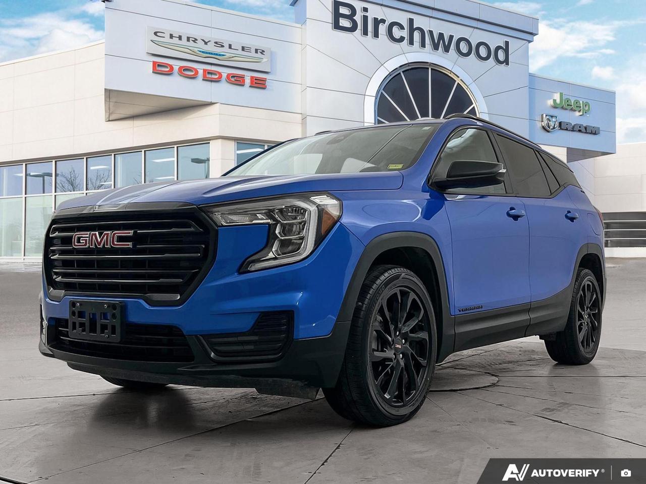 The 2024 GMC Terrain SLE in striking Riptide Metallic Blue delivers a refined AWD driving experience with a smart suite of safety and convenience tech built for active, everyday life. With push-button start, auto-dimming rearview mirror, and Teen Driver technology, this Terrain is thoughtfully equipped for families and commuters who demand capability without compromise.

- Riptide Metallic Blue exterior  a distinctive, eye-catching colour that stands out from the crowd
- All-Wheel Drive with Driver Shift Controls for confident handling in all Manitoba conditions
- Push-button Keyless Start for effortless entry and ignition
- Auto-dimming inside rearview mirror for reduced glare on night drives
- Teen Driver technology with in-vehicle report card to help coach new drivers safely
- StabiliTrak stability control with Traction Control for enhanced road confidence
- Rear 60/40 split-folding seat with centre armrest for versatile cargo and passenger flexibility
- Wi-Fi Hotspot capable to keep everyone connected on the go

Visit us at Birchwood Chrysler Dodge Jeep Ram or explore this Terrain online at birchwoodchrysler.ca. Book a test drive, reserve this vehicle, or reach out to our team with any questions  were here to make your next vehicle purchase straightforward and enjoyable.
With us, Experience is Everything. Complete as much or as little of your purchase online as you like. All pricing is what you see is what you pay. No hidden fees. On our website you can choose payment options and terms knowing these are transparent and accurate.

Start your purchase online to build your exact pricing to your specifics like how much money down, vehicle trade and any accessories or added optional protection that suits your needs.

Any questions let us know by calling (204) 774-4444, wed love to send you a video to clarify any questions about a vehicle!

Visit us in store at 90-3965 Portage Ave in the Birchwood Autopark.

Dealer permit #5686
Dealer permit #5686