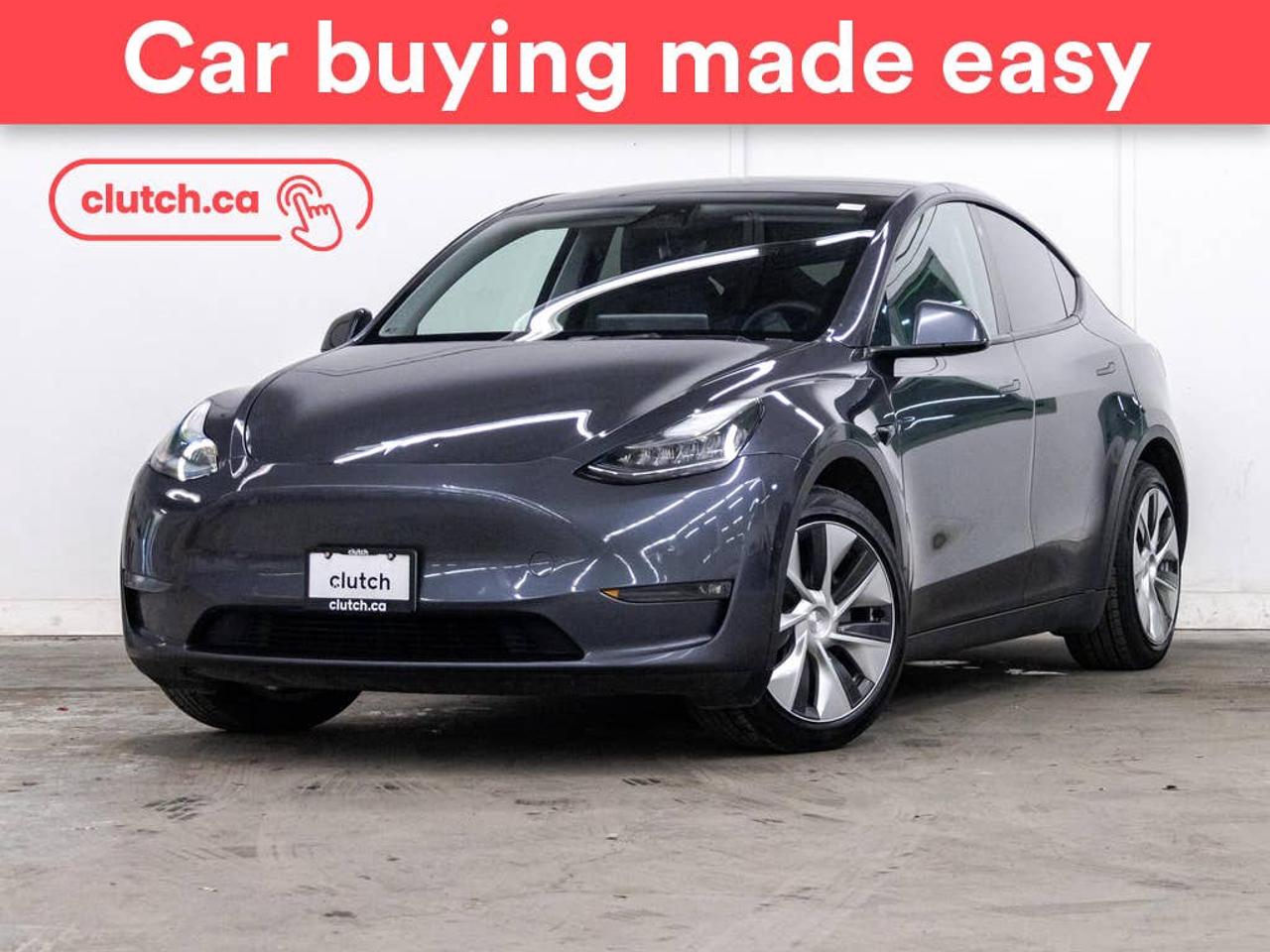 Brake Assist, Power Tailgate/Hatch, Auto Dimming Rearview Mirror and more!<br> <br>Clutch is the largest online used car retailer in Canada, delivering a seamless, hassle-free car-buying experience to drivers everywhere. Shop thousands of used cars online, get the right one delivered to your door, and enjoy peace of mind with our 10-Day Money-Back Guarantee. How sweet is that? To learn more, visit clutch.ca.<br> <br>The top features for this car include:<br> <br>Electric Parking Brake<br>Brake Assist<br>Power Tailgate/Hatch<br>Auto Dimming Rearview Mirror<br>Front Heated Seats<br>Power Lumbar Support<br>Rear Heated Seats<br>Synthetic Leather Seats<br>Driver Seat Memory System<br>Climate Control<br>Dual Zone Front Climate Control<br>Rear Climate Vents<br>Touchscreen Display<br>GPS Navigation<br>Cruise Control<br>Adaptive Cruise Control<br>12V Outlet<br>Hands Free Device Connectivity<br>Wireless Charging<br>USB Input<br>Power Folding Exterior Mirrors<br>Lane Departure Warning<br>Active Lane Keep Assistance<br>Blindspot Sensors<br>Forward Collision Mitigation<br>Rear Collision Warning<br>Pedestrian Detection<br>Driver Attention Alert<br>Heated Steering Wheel<br>One-Touch Windows<br>Rain Sensing Wipers<br>Rear Window Defroster<br>Panoramic Sunroof<br>Hill Assistance<br>Automatic High Beams<br>Rear View Camera<br>Power Driver Seat<br>Power Passenger Seat<br>DC Fast Charging<br>Ambient Lighting<br>Front Trunk<br>Heat Pump<br>Folding Rear Seats<br>Parking Sensors<br>Rear Parking Sensors<br> <br>Seamless home delivery - Delivery to your door in a matter of days. Available on select packages.<br> <br>Try it out for 10 days - If you do not like it, we will take it back. <br> <br>Quality assured - All cars go through our rigorous 210-point inspection and reconditioning process.<br> <br>Peace of mind - Warranty and protection plans available.<br> <br>Haggle-free - No haggling or hard sells.<br> <br>100% Transparency - Full inspection reports on every car, including high-res photography and a free Carfax report.<br> <br>Listed price is for cash purchase only and does not include taxes, Shipping Fees (if applicable), Delivery Fees (if applicable), government licensing fees.<br> <br>Previous Provincial Registrations:<br>Ontario<br> <br>Stock # 118099