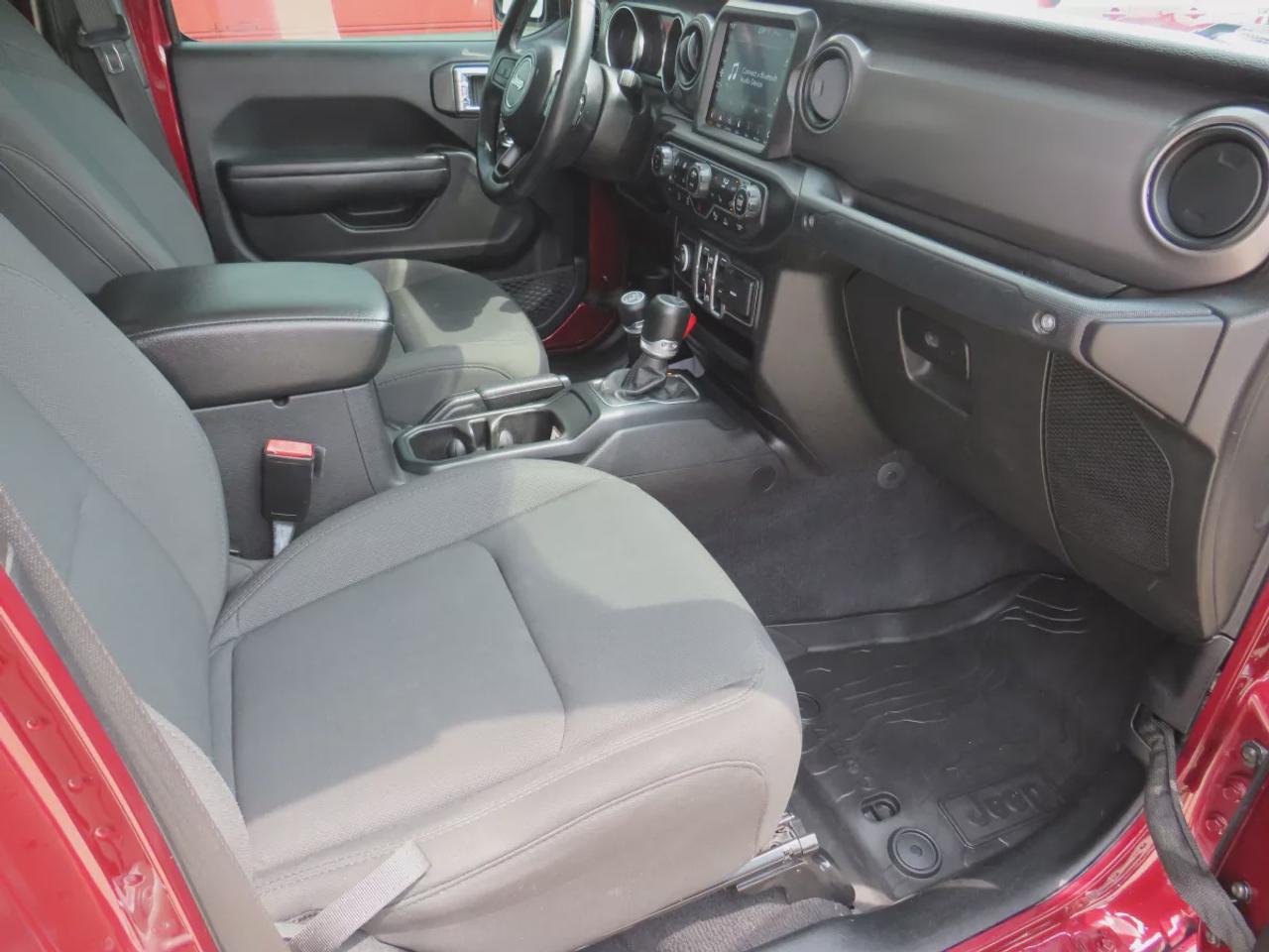 2021 Jeep Gladiator Sport | 4x4 | Automatic | Alloy Wheels | Removable Soft Top | Tow Hooks | Skid Plates | Air Conditioning | Cruise Control | Touchscreen Display | Android Auto & Apple CarPlay | USB-C Ports | Back-Up Camera | Steering Wheel Audio Controls | Heated Power Mi Photo