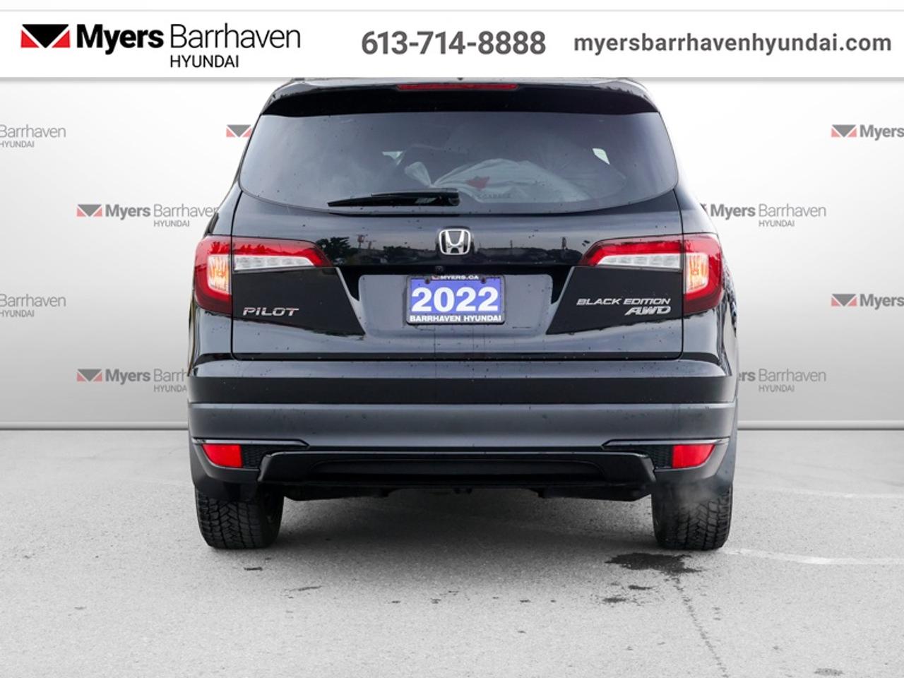 2022 Honda Pilot Black Edition  - Cooled Seats - $246 B/W Photo2
