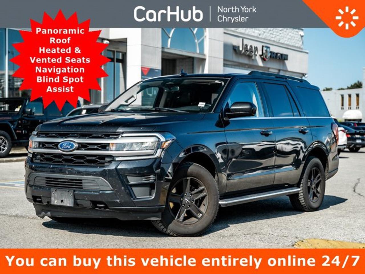 <p> This Ford Expedition delivers a Twin Turbo Regular Unleaded V-6 3.5 L/213 engine powering this Automatic transmission. ENGINE: 3.5L V6 ECOBOOST  -inc: auto start-stop technology (STD), Window Grid Antenna, Vinyl Door Trim Insert. <p>This Ford Expedition Comes Equipped with These Options <br /> Trip Computer, Transmission: 10-Speed Automatic w/SelectShift, Transmission w/Driver Selectable Mode and Oil Cooler, Trailer Wiring Harness, Tracker System, Tire Specific Low Tire Pressure Warning, Tailgate/Rear Door Lock Included w/Power Door Locks, Streaming Audio, Steel Spare Wheel, Stainless Steel Side Windows Trim and Black Front Windshield Trim. </p> <p>Drive Happy with CarHub<br>*** All-inclusive, upfront prices -- no haggling, negotiations, pressure, or games*** Purchase or lease a vehicle and receive a $1000 CarHub Rewards card for service.  *** Purchase this vehicle fully online on CarHub websites</p> <p>Transparency Statement<br>USED VEHICLES:Online prices and payments are for finance purchases  please note there is a $850 safety certification fee. if not Certified, then as per OMVIC Regulations the vehicle is deemed to be not drivable and Not Certified. Cash purchases for used vehicles have a $2,350 surcharge which includes the safety certification (the finance price + $2,350).NEW VEHICLES:New financed vehicles are subject to an $ 850 Processing Fee. New cars priced at over $100,000 including add-ons or accessories are subject to the additional federal luxury tax.While every effort is taken to avoid errors, technical or human error can occur, so please confirm vehicle features, options, materials, and other specs with your CarHub representative. This can easily be done by calling us or by visiting us at the dealership. CarHub used vehicles come standard with 1 key. If we receive more than one key from the previous owner, we include them with the vehicle. Additional keys may be purchased at the time of sale. Ask your Product Advisor for more details. Payments are only estimates derived from a standard term/rate on approved credit. Terms, rates and payments may vary. Prices, rates and payments are subject to change without notice. Please see our website for more details.</p>