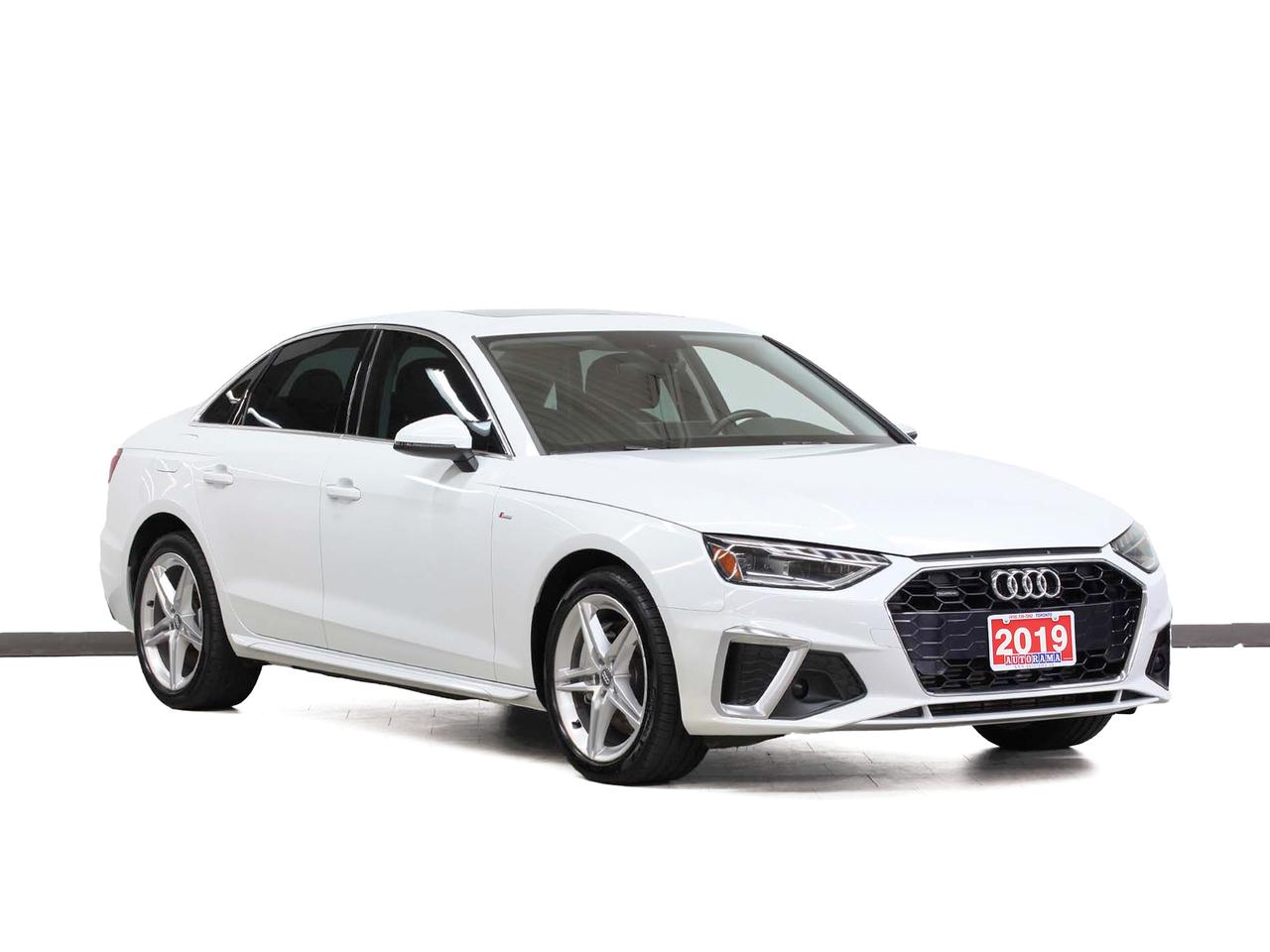 2019 Audi A4 TECHNIK AWD | S-Line | Sunroof | Leather | CarPlay