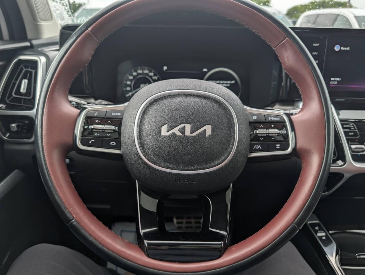 2022 Kia Sorento 2.5T SX w/Burgundy Leather Winter tires on rims Photo