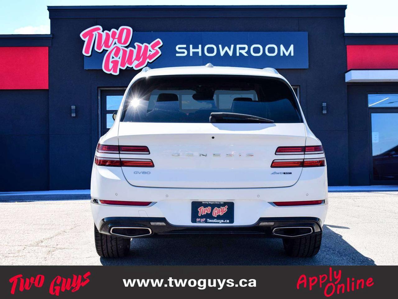 2021 Genesis GV80 3.5T Advanced   7 Pass   Panroof   Caramel Lthr Photo