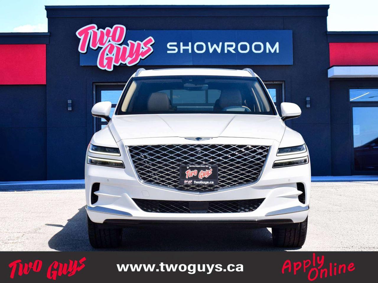 2021 Genesis GV80 3.5T Advanced   7 Pass   Panroof   Caramel Lthr Photo1