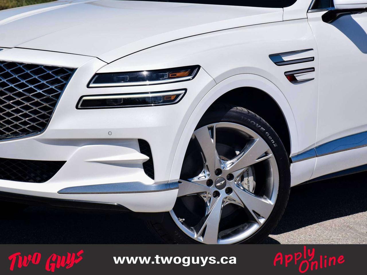 2021 Genesis GV80 3.5T Advanced   7 Pass   Panroof   Caramel Lthr Photo