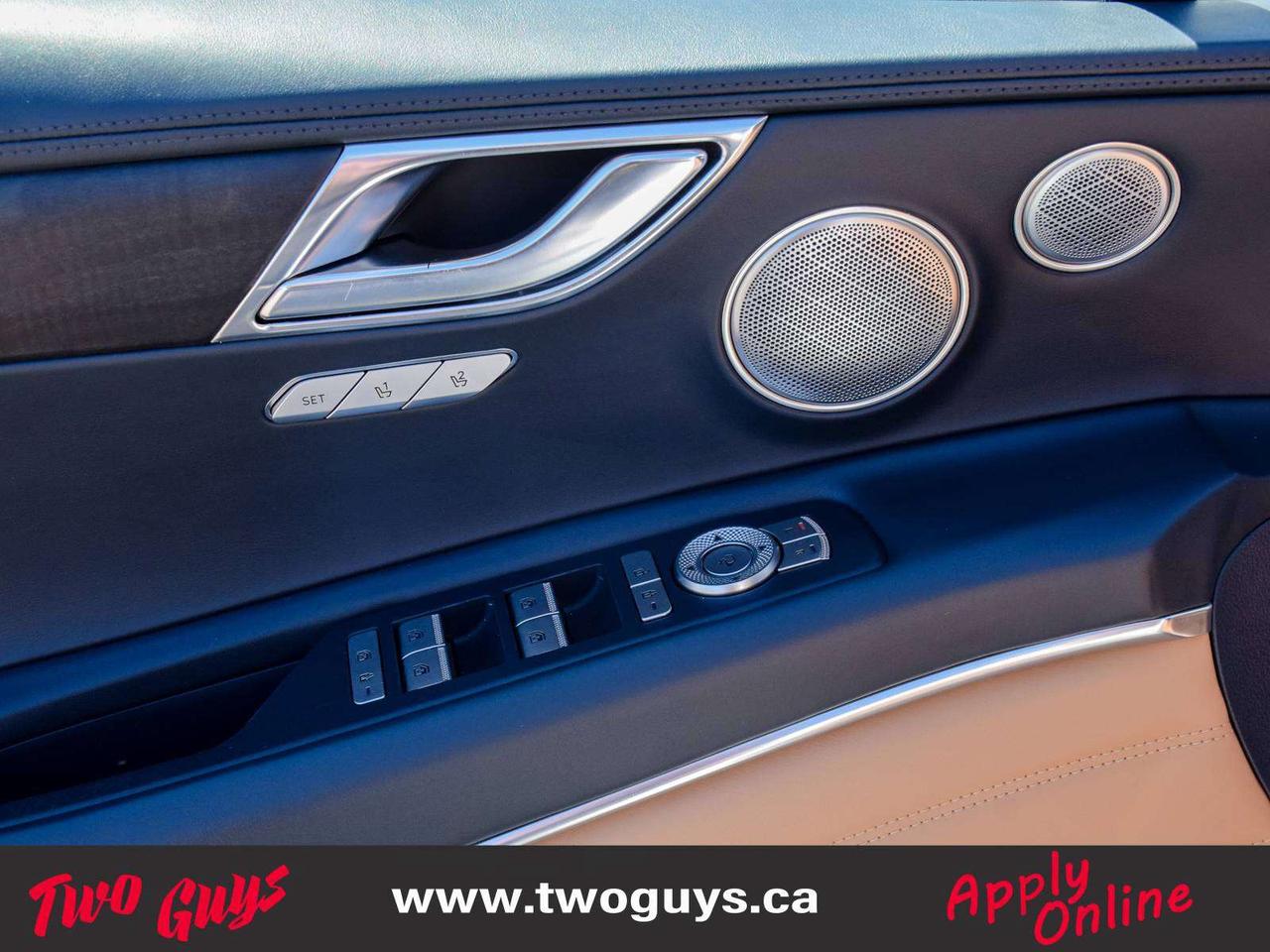 2021 Genesis GV80 3.5T Advanced   7 Pass   Panroof   Caramel Lthr Photo