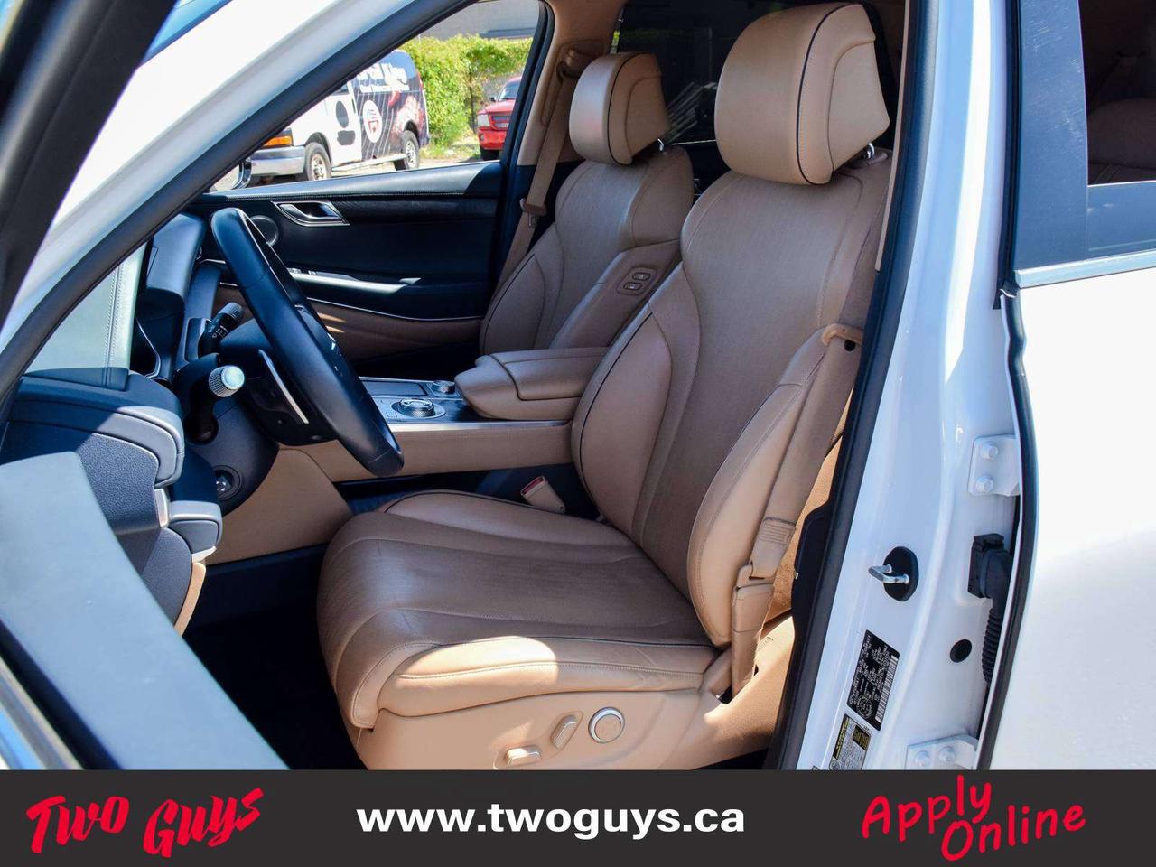 2021 Genesis GV80 3.5T Advanced   7 Pass   Panroof   Caramel Lthr Photo