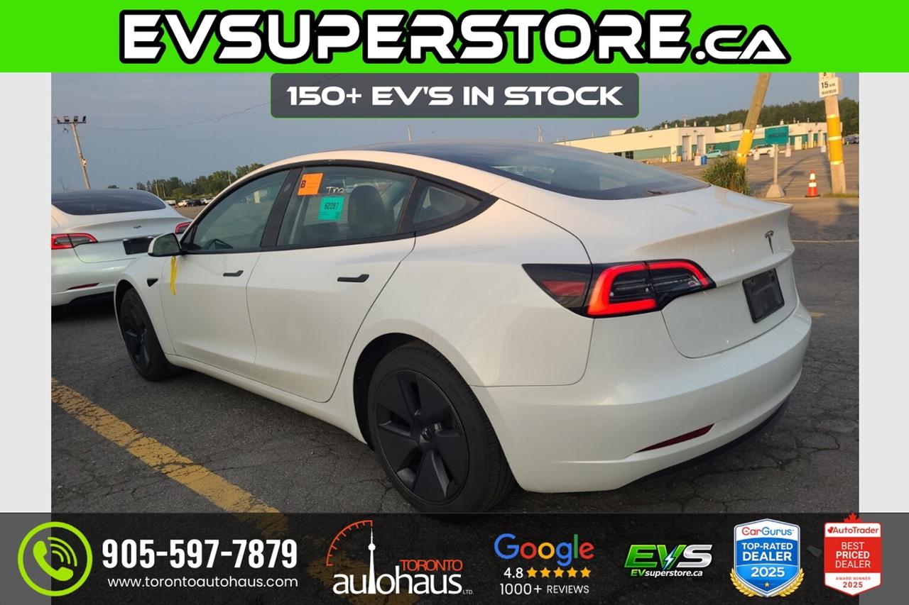 2023 Tesla Model 3 EVSUPERSTORE.CA I OVER 150 EV's IN STOCK Photo