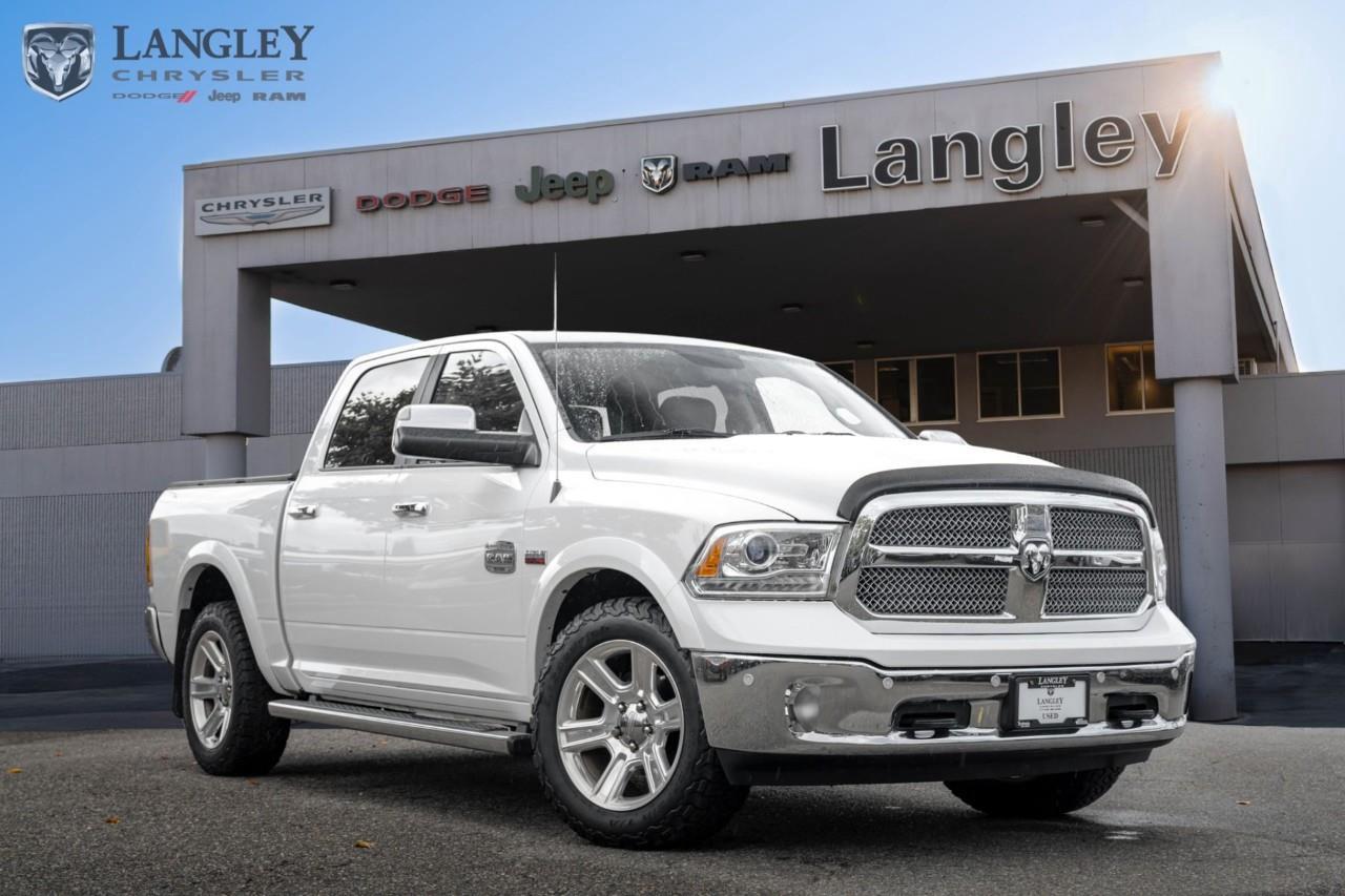 <p><strong>2016 Ram 1500 Longhorn 4WD Crew Cab 5.7 Ft Box</strong></p><p>A well-equipped full-size pickup built to handle everyday work and heavy hauling with a V8 engine.</p><ul><li><p><strong>Engine</strong>: 5.7L HEMI V8 (395 hp, 410 lb-ft torque)</p></li><li><p><strong>Transmission</strong>: 8-speed automatic</p></li><li><p><strong>Drivetrain</strong>: 4x4</p></li><li><p><strong>Max Towing</strong>: Up to 10,650 lbs</p></li><li><p><strong>Max Payload</strong>: Up to 1,530 lbs</p></li></ul><p>Come book a test drive at Langley Chrysler, conveniently located in Langley, British Columbia.</p>

<p>*All prices plus applicable taxes, applicable environmental recovery charges, documentation of $599 and full tank of fuel surcharge of $76 if a full tank is chosen. <br />Other protection items available that are not included in the above price:<br />Tire & Rim Protection and Key fob insurance starting from $599<br />Service contracts (extended warranties) for coverage up to 7 years and 200,000 kms starting from $599<br />Custom vehicle accessory packages, mudflaps and deflectors, tire and rim packages, lift kits, exhaust kits and tonneau covers, canopies and much more that can be added to your payment at time of purchase<br />Undercoating, rust modules, and full protection packages starting from $199<br />Financing Fee of $500 when applicable<br />Flexible life, disability and critical illness insurances to protect portions of or the entire length of vehicle loan</p>