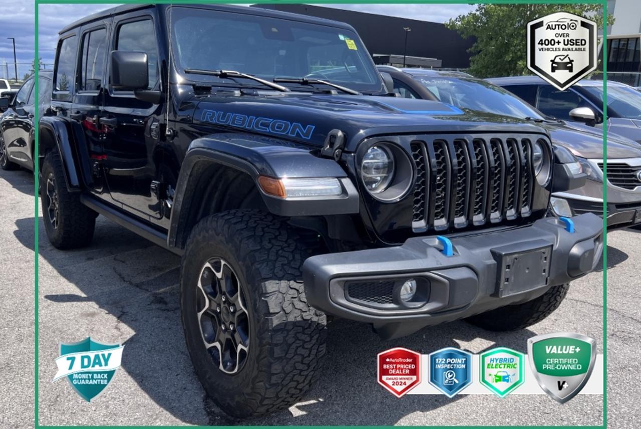 Used 2021 Jeep Wrangler Unlimited 4xe Rubicon HEATED STEERING WHEEL | HEATED SEATS | DUEL ROOF P for sale in Grimsby, ON
