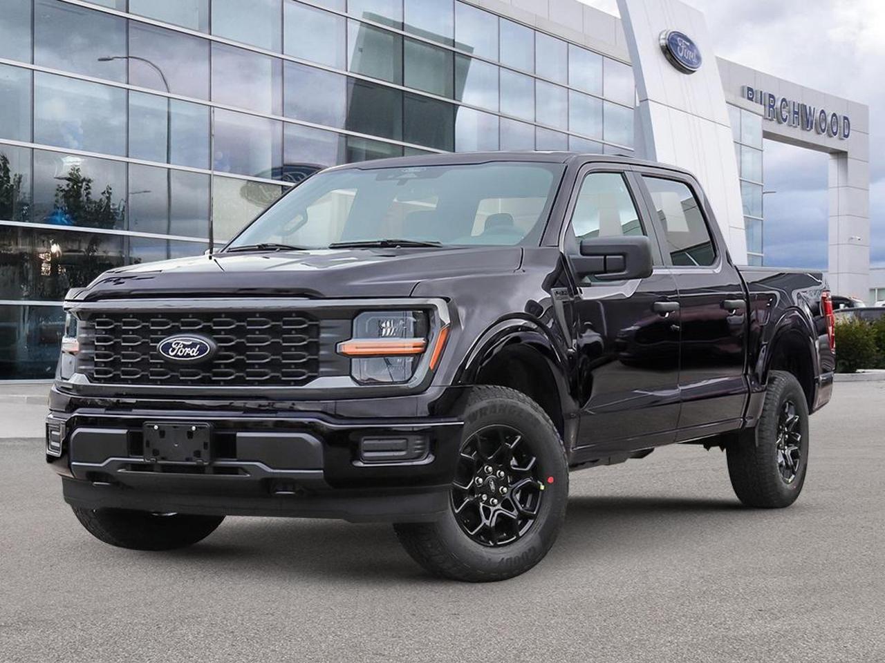 This 2026 Ford F-150 STX is a factory-ordered unit arriving soon at Birchwood Ford, built for those who want a capable, work-ready truck straight from the factory with the features that matter most. Finished in Agate Black Metallic and powered by the proven 2.7L EcoBoost V6 paired with a smooth automatic transmission, this Crew Cab 4WD is configured to handle whatever you throw at it.

- Factory Order unit arriving soon  get your name on it before it lands
- 2.7L 6-cylinder engine with 4WD capability for serious work and weekend use
- Package 200A with fog lamps and rear parking sensors included
- Ford Co-Pilot360 suite: Blind Spot Information System (BLIS), Reverse Camera, Cross-Traffic Alert with Reverse Brake Assist, and Collision Mitigation
- Driver Monitoring Alert and Tire Pressure Warning for added road awareness
- Class IV towing equipment with trailer sway control  ready to haul
- Autolamp LED auto high-beam headlamps with automatic on/off
- 60/40 split-bench rear seating for flexible passenger and cargo configurations

Dont wait for this one to hit the lot  factory orders move fast. Contact us at Birchwood Ford to reserve this F-150, start your purchase online, or book an appointment to speak with one of our team members. Visit us at birchwoodford.ca or reach out directly with any questions.
Birchwood Ford is your choice for New Ford vehicles in Winnipeg. 

At Birchwood Ford, we hold ourselves to the highest standard. Our number one focus is customer satisfaction which has awarded us the Ford of Canadas Presidents Award for 5 consecutive years. This honour is presented to Ford dealers that have proven outstanding results in Sales and Customer Service Excellence.

Are you a newcomer to Canada, recent graduate, first time car buyer or physically challenged? Ask us about our exclusive rebates and how they may apply to you.
 
Interested in seeing/hearing more? Book a test drive or give us a call at (204) 661-9555 and we can help you with whatever you need!

Dealer permit #4454
Dealer permit #4454