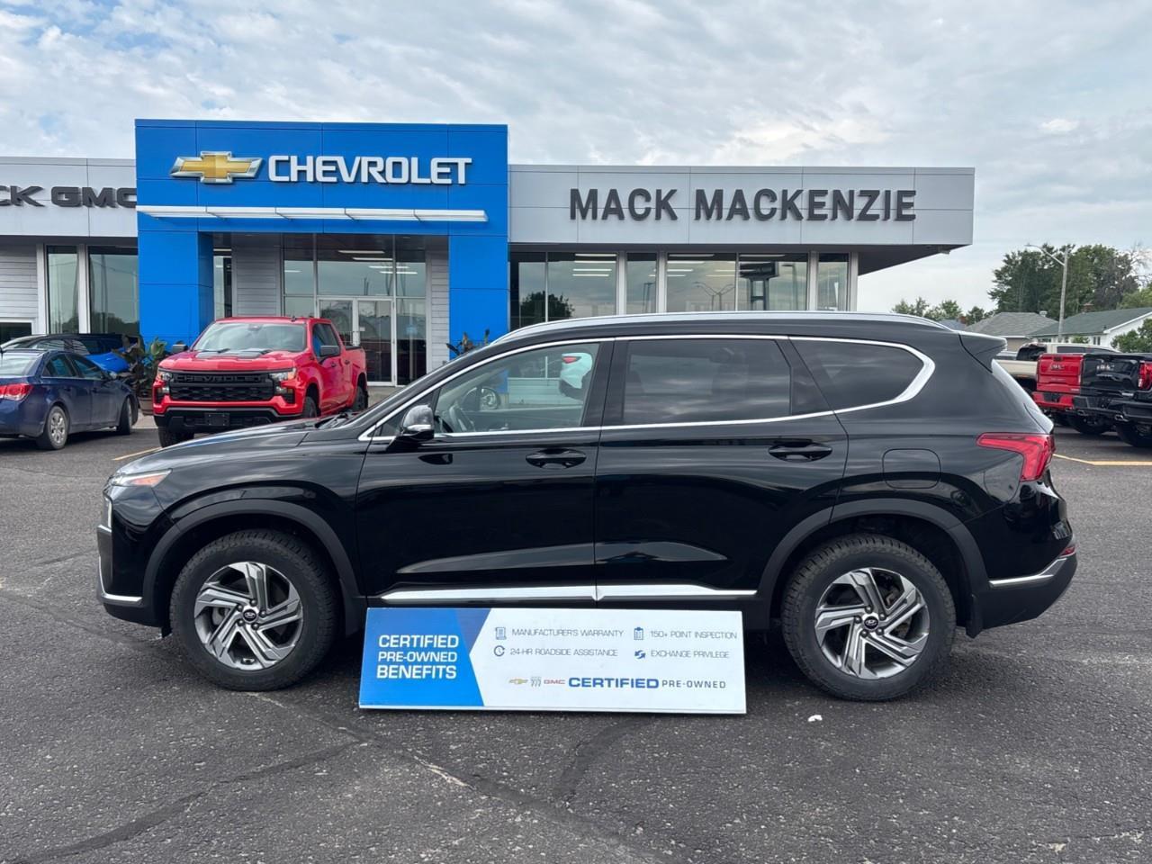 2023 Hyundai Santa Fe Preferred w/Trend Package Used 5 Passenger AWD SUV with Heated Front Seats, Heated Steering Wheel, Navigation, Leather Seats and a Panoramic Sunroof Photo