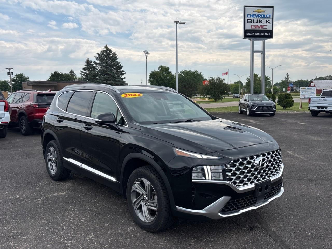 2023 Hyundai Santa Fe Preferred w/Trend Package Used 5 Passenger AWD SUV with Heated Front Seats, Heated Steering Wheel, Navigation, Leather Seats and a Panoramic Sunroof Photo