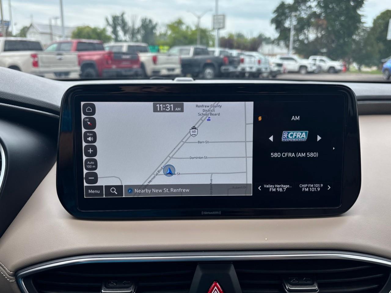 2023 Hyundai Santa Fe Preferred w/Trend Package Used 5 Passenger AWD SUV with Heated Front Seats, Heated Steering Wheel, Navigation, Leather Seats and a Panoramic Sunroof Photo