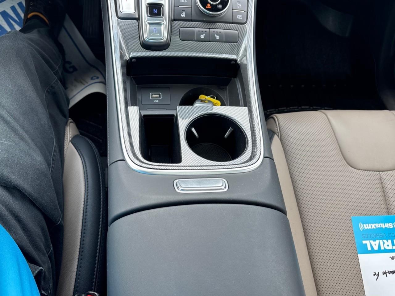 2023 Hyundai Santa Fe Preferred w/Trend Package Used 5 Passenger AWD SUV with Heated Front Seats, Heated Steering Wheel, Navigation, Leather Seats and a Panoramic Sunroof Photo