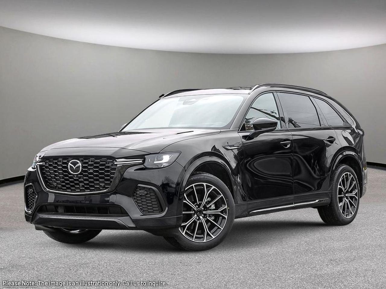 Discover the all-new 2026 Mazda CX-70 PHEV Signature AWDa perfect blend of power, luxury, and advanced hybrid technology. Clad in sleek Black with elegant Beige Nappa leather interior, this plug-in hybrid SUV features a spirited 2.5L e-SKYACTIV I4 engine paired with an 8-speed automatic transmission and full-time AWD for confident performance in any condition.Enjoy premium comfort with heated and ventilated front seats, a sophisticated Bose sound system, and intuitive tech including a 12.3-inch digital cluster, head-up display, and an advanced navigation system with real-time traffic. Safety is paramount with 10 airbags, adaptive headlights, lane departure prevention, blind spot monitoring, and a full suite of driver assist technologies.With 21 machined wheels, a dual sliding sunroof, and smart features like wireless charging, remote start, and push-button ignition, the CX-70 Signature is designed to elevate every drive. Experience the future of luxury SUVs  schedule your test drive with Go Mazda today!Go Mazda is a AMVIC licesned business.