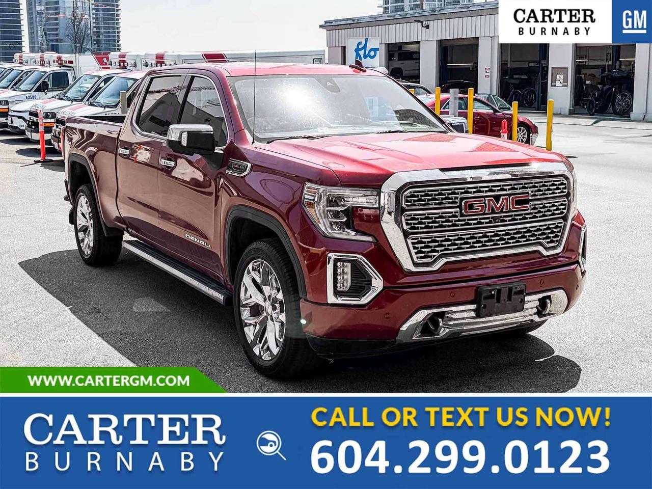 Used 2020 GMC Sierra 1500 DENALI 4WD | 6.2L ENG/LEATHER SEATS/HD SURROUND for sale in Burnaby, BC