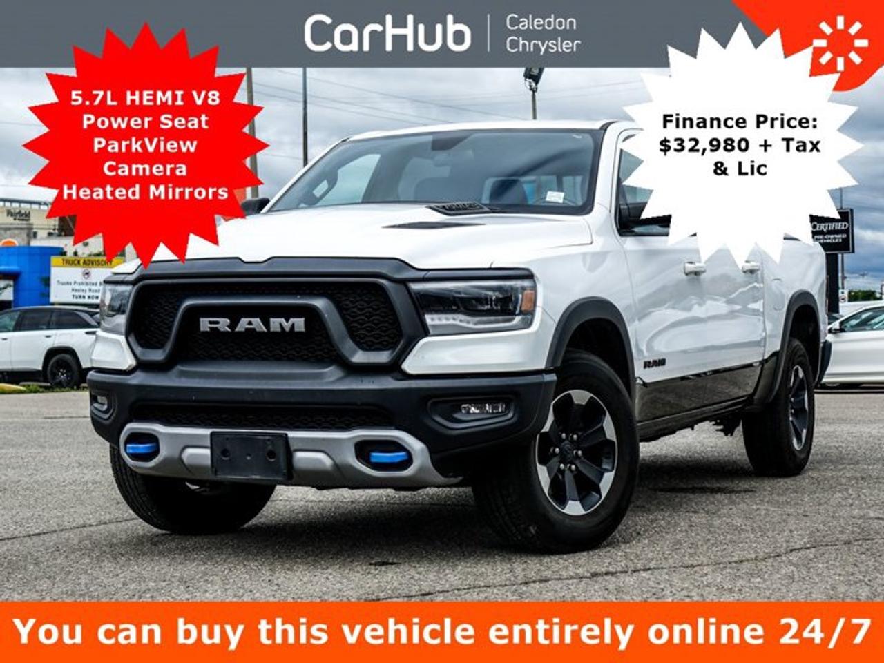 2019 RAM 1500 Rebel Crew Cab 5'7" Box Customer Preferred Package 25W | Off-Road Group | Electronic Locking Differential Photo0