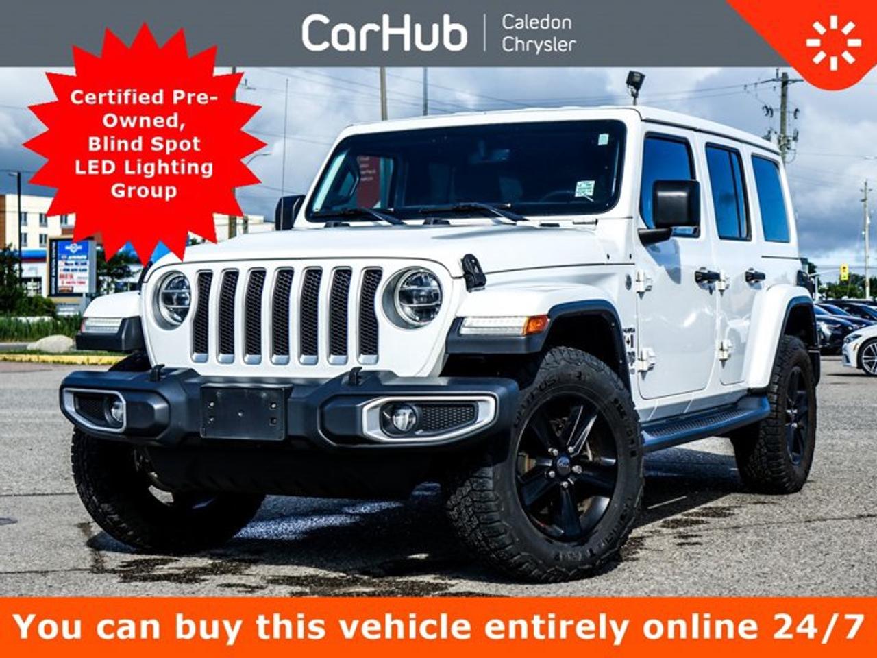 Used 2018 Jeep Wrangler Unlimited Sahara 4x4 Freedom Top Navi Heated Front Seats Remote Start for sale in Bolton, ON