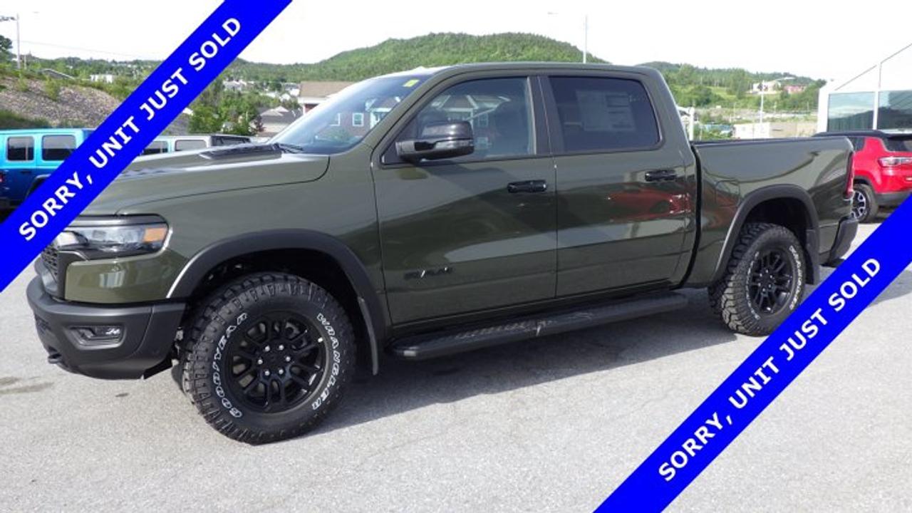 Rebel 4x4 Crew Cab 57 Box, 8-Speed Automatic w/OD, Twin Turbo Regular Gasoline I-6 3.0 L/183