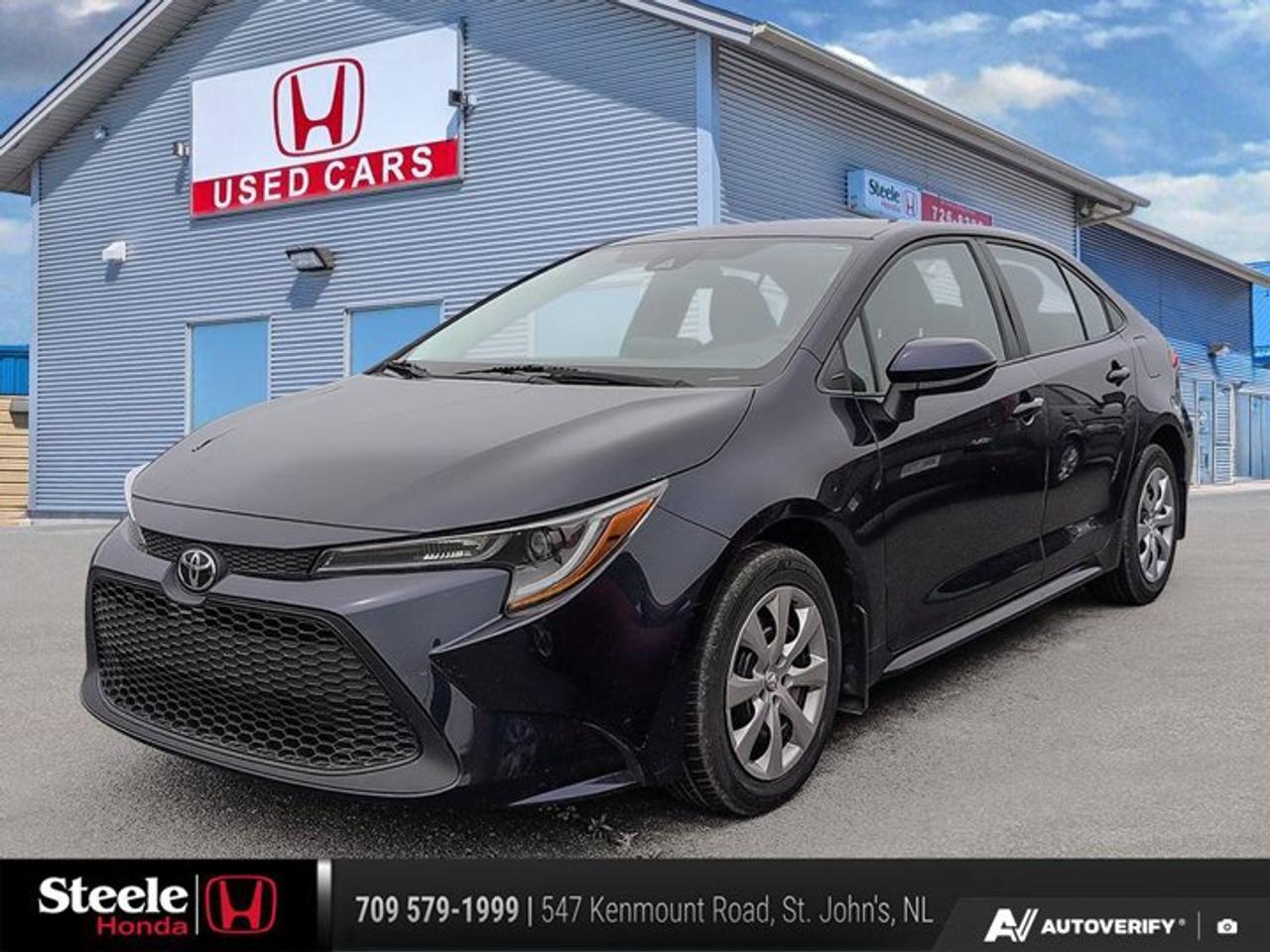 New Price!Odometer is 3277 kilometers below market average!CARFAX Canada No Reported Accidents2022 Toyota Corolla FWD*VALUE MARKET PRICING*.Certification Program Details: This Pre-owned vehicle has undergone a 85+ point inspection. Completed with a fresh oil change, Professional detail and full tank of gas. Free CARFAX provided. Backed by 30 day dealer guarantee.If you are looking for a sporty sedan, truck, crossover or anything in between, you can be sure to get a great pre-owned vehicle at Steele Honda.Our Core Values are aligned with how we conduct business and how we cultivate success. We believe in doing the right thing, with integrity and transparency. We are committed to excellence and delivering the best experience for customers and employees.