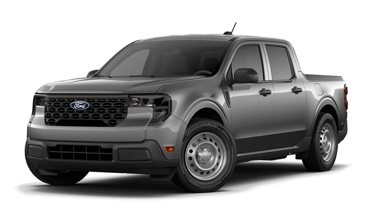 Make it with Maverick! Here is a 2026 Ford Maverick XL. Powered by a 2.5L hybrid engine with power-split electric CVT transmission that delivers impressive performance and towing capability. The 2026 Ford Maverick XL is a compact pickup truck that features modern technology and enhanced capabilities. Check out the versatile 2026 Ford Maverick XL today! Key Features: >> Equipment group 101A >> 2K Trailer hitch receiver >> Bed tie-downs >> Rear view camera >> Battery saver >> Remote keyless entry >> Power points >> Rotary gear shift dial >> Conventional spare tire >> Tire pressure monitoring system >> Cruise control >> Second row bench flip-up with under seat storage >> 13.2 inch LCD touchscreen >> Selectable drive modes and so much more! This 2026 Ford Maverick XL is available now at Petrie Ford. We are located at 1388 Bath Road in Kingston, Ontario. Come schedule a test drive today!