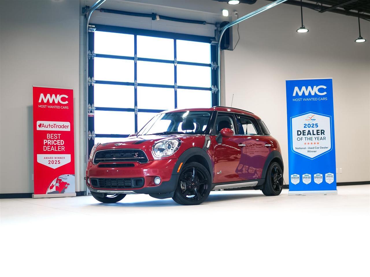 2015 MINI Cooper S COUNTRYMAN S | LTHR | DUAL ROOF | NO ACCIDENTS Photo0