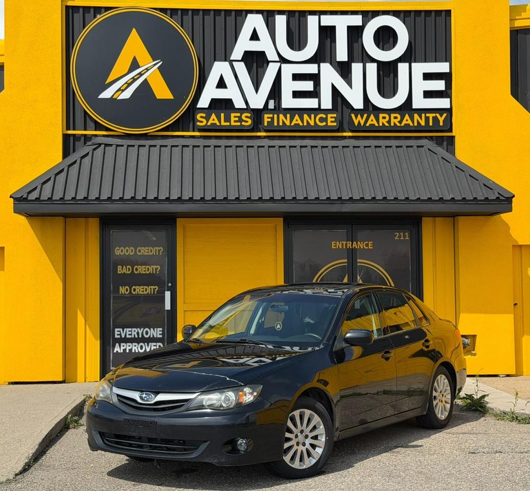 Auto Avenue Airdrie is proud to present this well-maintained 2011 Subaru Impreza 2.5i with Sport Package. <br/> Renowned for its dependable performance and year-round capability, the Impreza is the ideal choice for drivers seeking comfort, confidence, and lasting reliability. Featuring air conditioning, heated front seats, and sporty styling, this compact sedan offers a practical yet enjoyable driving experience for daily commutes and weekend adventures alike. <br/> Equipped with Subarus legendary Symmetrical All-Wheel Drive system, this Impreza delivers exceptional traction, stability, and control in a variety of road and weather conditions. Whether youre driving through city streets or tackling Albertas changing seasons, youll appreciate the confidence that comes with Subarus proven AWD performance. <br/> Offering the perfect combination of quality, reliability, and value, the 2011 Subaru Impreza 2.5i with Sport Package is ready for its next owner. Dont miss your chance to take home this dependable and versatile vehicle. <br/> AUTO AVENUE IS AN AMVIC LICENSED DEALERSHIP, COMMITTED TO PROVIDING EXCEPTIONAL SERVICE AND QUALITY VEHICLES WITH FLEXIBLE PAYMENT OPTIONS. <br/>
