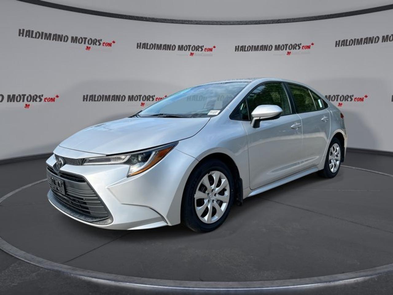 // ACCIDENT FREE!! //<br /><br />This 2023 Toyota Corolla LE is a smart compact sedan with proven value, low running costs, and the comfort drivers want every day. Sold by Haldimand Motors Ltd. in Cayuga, this accident-free used sedan pairs a Silver exterior with a Black interior, 4 doors, and a fuel-friendly 2.0-litre gas engine.<br /><br />With 67,116 km on the odometer, this 2023 Toyota Corolla LE still offers the solid feel and easy driving manners that have made Corolla a trusted name for years. Its CVT helps deliver smooth power, while front-wheel drive supports stable road manners in changing Ontario weather.<br /><br />FEATURES OF THE Corolla LE | No Accidents<br /><br />   2.0-litre gas engine with smooth CVT<br />   Silver exterior with Black interior<br />   Heated front seats for cold mornings<br />   Apple CarPlay and Android Auto included<br /><br />ADVANCED SAFETY FEATURES<br /><br />   Anti-lock braking system helps controlled stops<br />   Stability control adds confidence in corners<br />   Lane departure warning supports safer travel<br />   Blind spot monitor aids lane changes<br /><br />PERFORMANCE AND EFFICIENCY<br /><br />   2.0-litre engine balances power and economy<br />   Continuously variable transmission shifts very smoothly<br />   Front-wheel drive supports steady daily handling<br />   Dual shift mode adds driver control<br /><br />COMFORT AND CONVENIENCE<br /><br />   Heated front seats add winter comfort<br />   Automatic climate control keeps cabin pleasant<br />   Power windows make daily use easier<br />   Remote trunk release adds quick access<br /><br />TECHNONOLGY AND CONNECTIVITY<br /><br />   Apple CarPlay connects your favourite apps<br />   Android Auto keeps phone functions handy<br />   Bluetooth integration supports hands-free communication<br />   Steering wheel audio controls reduce distraction<br /><br />CARGO SPACE<br /><br />   Rear trunk access makes loading simple<br />   Sedan trunk suits groceries and gear<br />   Spare tire adds peace of mind<br />   Four-door layout helps daily practicality<br /><br />AWARDS & RECOGNITIONS<br /><br />   Top Safety Pick, Insurance Institute for Highway Safety, 2023<br /><br />WHAT OTHER OWNERS LIKE<br /><br />   Excellent fuel economy for daily commuting<br />   Easy controls and simple cabin layout<br />   Comfortable ride quality on longer trips<br />   Strong reputation for long-term dependability<br /><br />This Corolla is equipped with the features many drivers look for most in a daily sedan. You get power steering for easy city driving, heated mirrors and electric mirrors for cold-weather ease, rear window defroster for winter mornings, and automatic headlights for added convenience.<br /><br />Inside, the cabin is designed for simple use and clear comfort. Front air conditioning, an adjustable steering wheel, ambient lighting, illuminated vanity mirrors, and heated front seats help make every trip more pleasant. The Black interior gives the cabin a clean, modern look that suits the Corollas practical style.<br /><br />This sedan also supports confident family driving with driver and passenger airbags, side impact airbags, head side airbags, child safety locks, a passenger airbag sensor, and a backup camera. Adaptive cruise control adds support on highway drives, helping reduce stress on longer trips around Cayuga and beyond.<br /><br />The Silver finish gives this Corolla a clean and timeless appearance, while steel wheels and performance tires help keep ownership practical and road-ready. Satellite radio adds more entertainment choice, and the automatic door lock function brings another useful touch to everyday use.<br /><br />For shoppers who want an efficient, well-equipped compact sedan with modern safety, strong comfort, and trusted Toyota durability, this 2023 Toyota Corolla LE is an easy choice. It is practical, easy to drive, and ready for commuting, errands, and weekend travel alike.<br /><br />This 2023 Toyota Corolla LE | No Accidents VIN is: 5YFB4MDE4PP053102.<br /><br />WHY CHOOSE US? <br /><br />Honest & Transparent Buying Experience: Weve been a trusted name in business since 1984.<br /><br />STRAIGHTFORWARD PRICING:<br />Our Advertised Price Includes:<br />>>Safety Certification (No separate fee!)<br />>>30-Day 100% Mechanical Warranty<br />>>FREE Carfax History Report.<br />>>No upcharge for paying cash.<br />(Prices Exclude HST and Licensing Fees only.)<br /><br />>>Browse 300+ vehicles all in ONE LOCATION<br /><br />EASY FINANCING: Great rates & open loans<br /><br />WE BUY CARS: Get Top Dollar for your trade-in, or sell us your vehicle for CASH! Even if you dont buy from us!<br /><br />STOP BY TODAY<br />Treat yourself - stop by Haldimand Motors Ltd. located at 42 Talbot St E, Cayuga, ON N0A 1E0 to make this car yours today!<br /><br />https://www.haldimandmotors.com/used/stock-461025.html