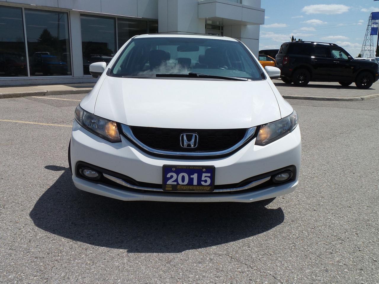 2015 Honda Civic TOURING, LEATHER, SUN ROOF, AS TRADED!!! Photo1