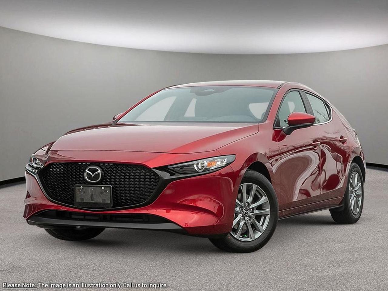 Discover the perfect blend of style, performance, and technology with the 2026 Mazda Mazda3 Sport GS Auto i-ACTIV AWD in stunning Red with a sleek Black interior. Powered by a spirited 2.5L SKYACTIV-G engine paired with a smooth 6-speed automatic transmission and full-time AWD, this Mazda3 delivers confident handling in all conditions.Inside, enjoy heated leatherette front seats with memory, dual-zone climate control, and advanced connectivity including wireless Apple CarPlay and Android Auto, plus wireless charging. Safety is paramount with features like lane departure prevention, blind spot warning, and a comprehensive airbag system enhancing peace of mind.Drive smarter with Mazda Connected Vehicle Services and a 10.2-inch touchscreen that puts every control at your fingertips. The Mazda3 Sport GS offers sporty alloy wheels, LED headlights, and luxury touches like a heated steering wheel, making your daily drive extraordinary.Experience the 2026 Mazda Mazda3 Sport GS Auto i-ACTIV AWD  where exhilarating performance meets refined comfort and cutting-edge technology. Visit us today to test drive the future of driving excitement!Go Mazda is an AMVIC licensed business.