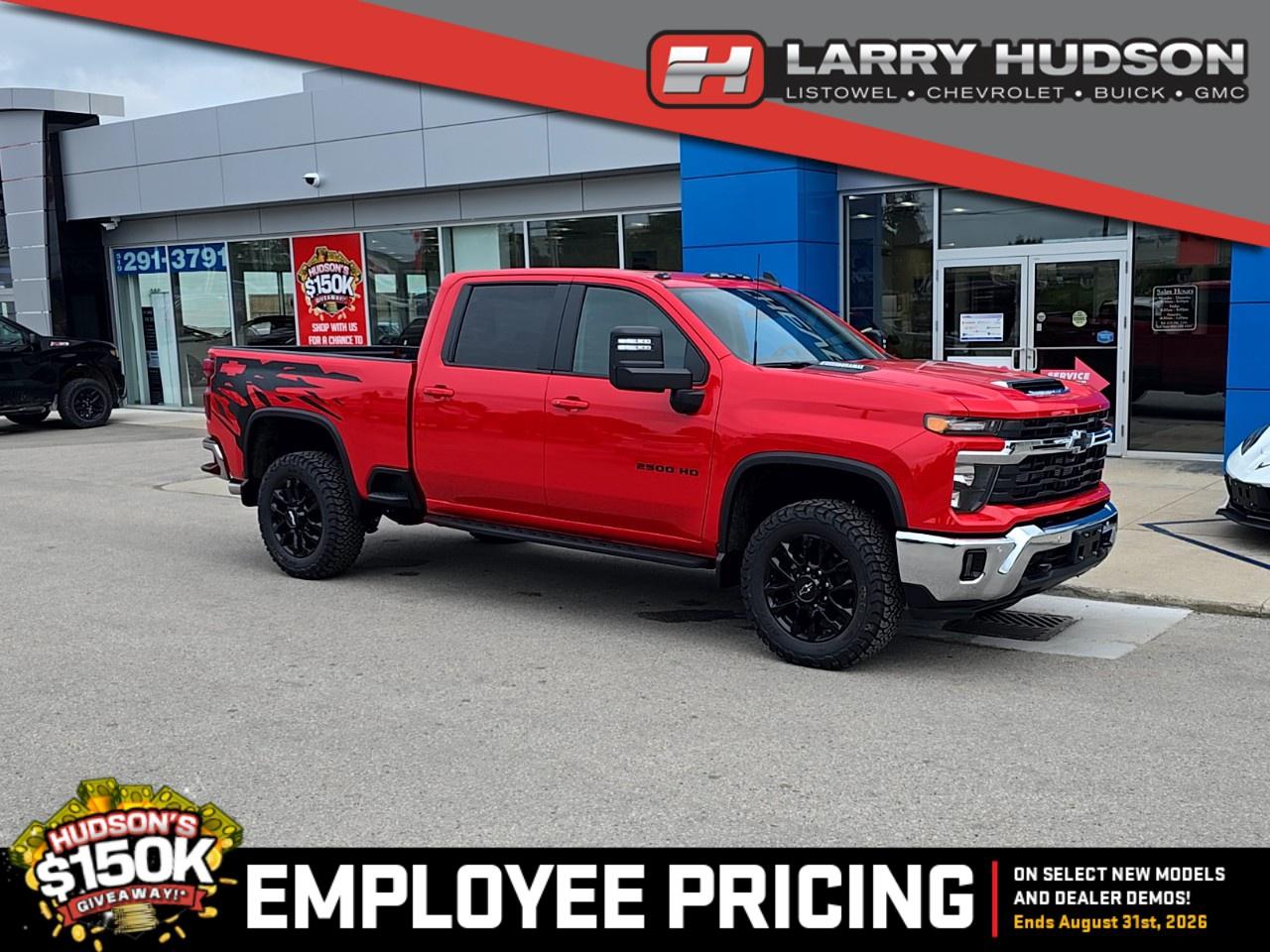 HUDSONS HAS IT! See it - Drive it - Own it - LOVE it. At Larry Hudson Chevrolet Buick GMC we make car buying a breeze! New car pricing with $0 down approvals are among your options (*on approved credit). There are a variety of finance and lease options available. Also expect top dollar for your trade-in! Selling price/payment shown includes cash incentive(s). Does not include HST & Licensing. Bi-Weekly payments reflect current Chevrolet Buick and GMC incentives. We have professional Product Specialist to guide you through your vehicle purchase. Contact us for more info! 1-800-350-3325