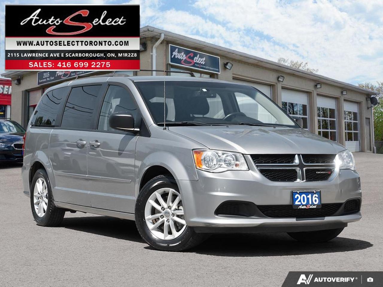 2016 Dodge Grand Caravan SXT DVD Entertainment Pkg - 7 Seater - Well Maintained Photo