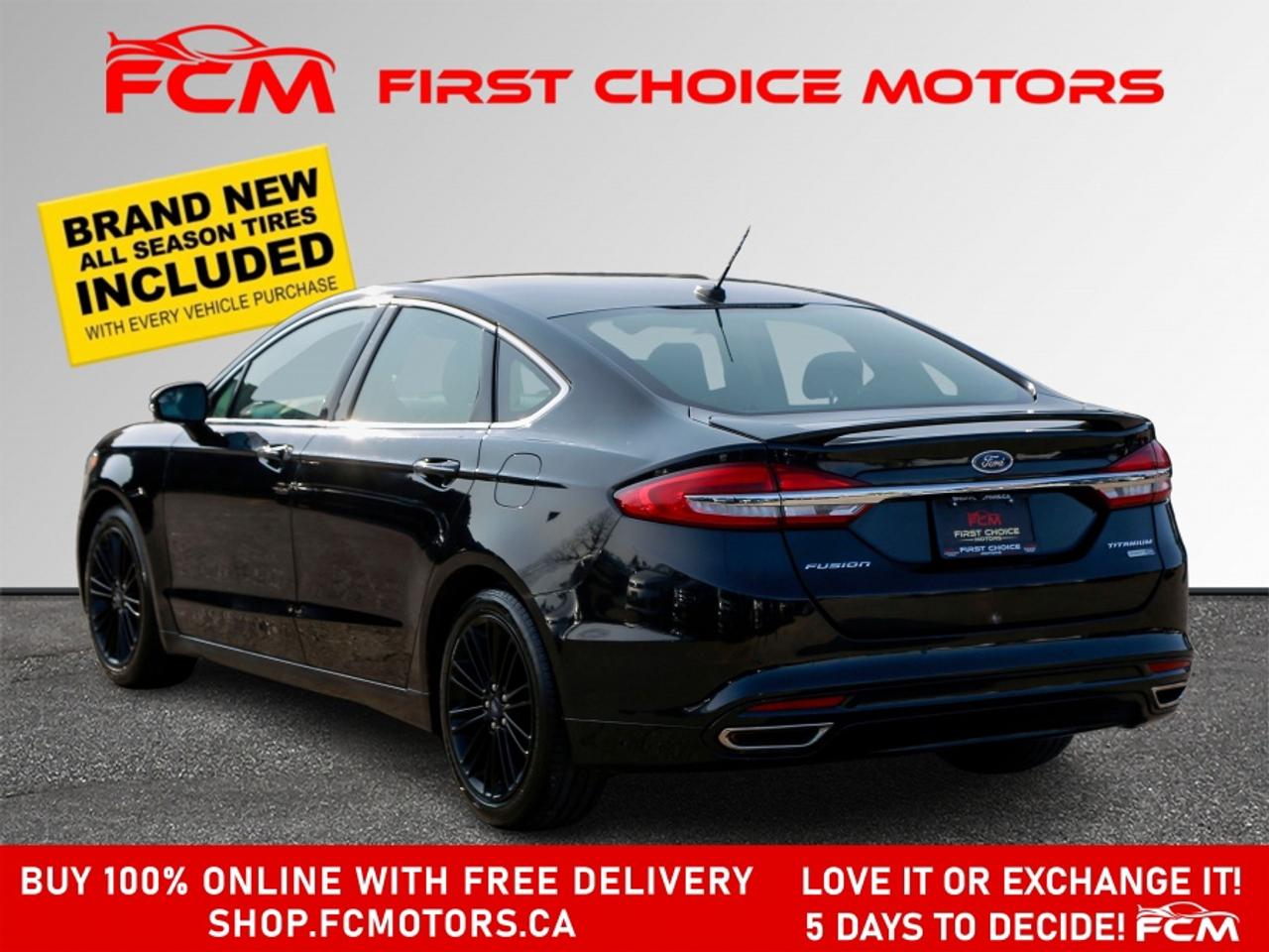 2018 Ford Fusion TITANIUM AWD ~AUTOMATIC, FULLY CERTIFIED WITH WARR Photo