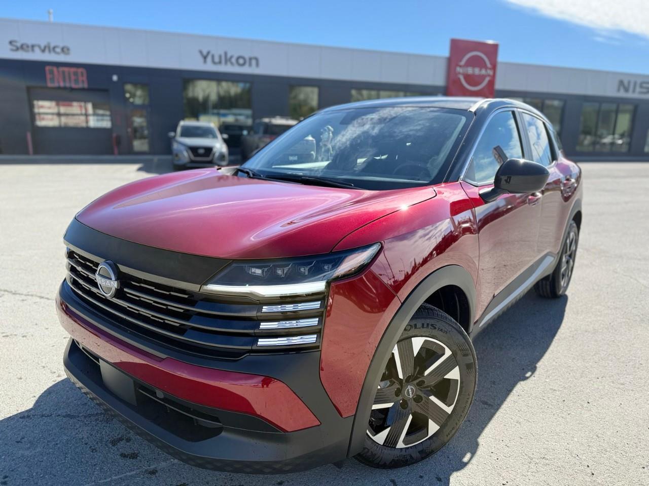 <p>Get ready to hit the road in style with the all-new 2026 Nissan Kicks SV AWD in an eye-catching red hue. This SUV offers the perfect blend of practicality and performance with its reliable all-wheel drive and smooth automatic transmission, making handling on any road a breeze.</p><p>The exterior turns heads with its modern design, highlighted by stylish alloy wheels. Inside, you'll find a well-appointed interior featuring heated mirrors, leather steering wheel, and leatherette door trim insert, providing both comfort and luxury. Experience ultimate convenience with keyless entry, power windows, and a premium sound experience thanks to the smart device integration and satellite radio.</p><p>Stay connected and safe with advanced technology, including a backup camera, Bluetooth connection, and lane assist. The vehicle also comes equipped with adaptive cruise control and parking sensors to enhance your driving confidence. Enjoy added comfort with heated seats and the option for remote start on those chilly mornings.</p><p>This new Nissan Kicks is perfect for those who crave adventure and comfort in their daily drive. It's ideal for families and individuals who value safety and style. Dont miss out on the opportunity to own this versatile SUV. Contact Yukon Nissan to learn more and schedule your test drive today!</p>