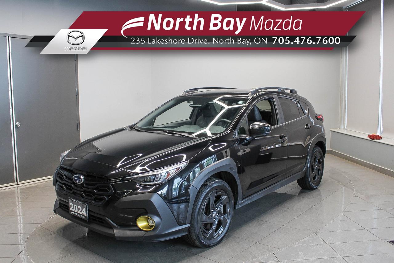 Used 2024 Subaru XV Crosstrek Onyx CLOTH UPHOLSTERY - APPLE CARPLAY AND ANDROID AUTO - CLEAN CARFAX for sale in North Bay, ON
