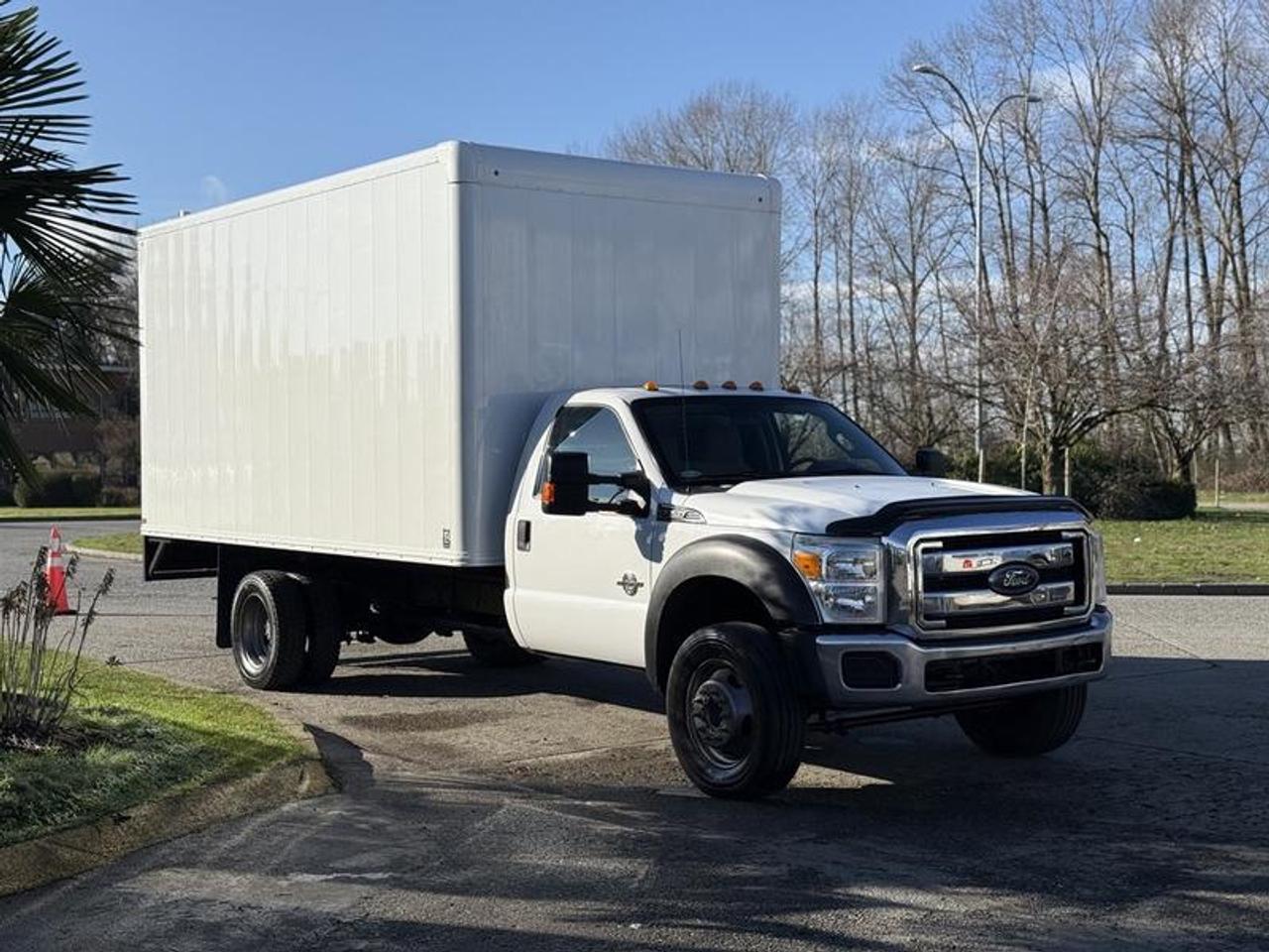 Used 2010 Ford F-450 16-Foot Diesel Cube Van for sale in Burnaby, BC
