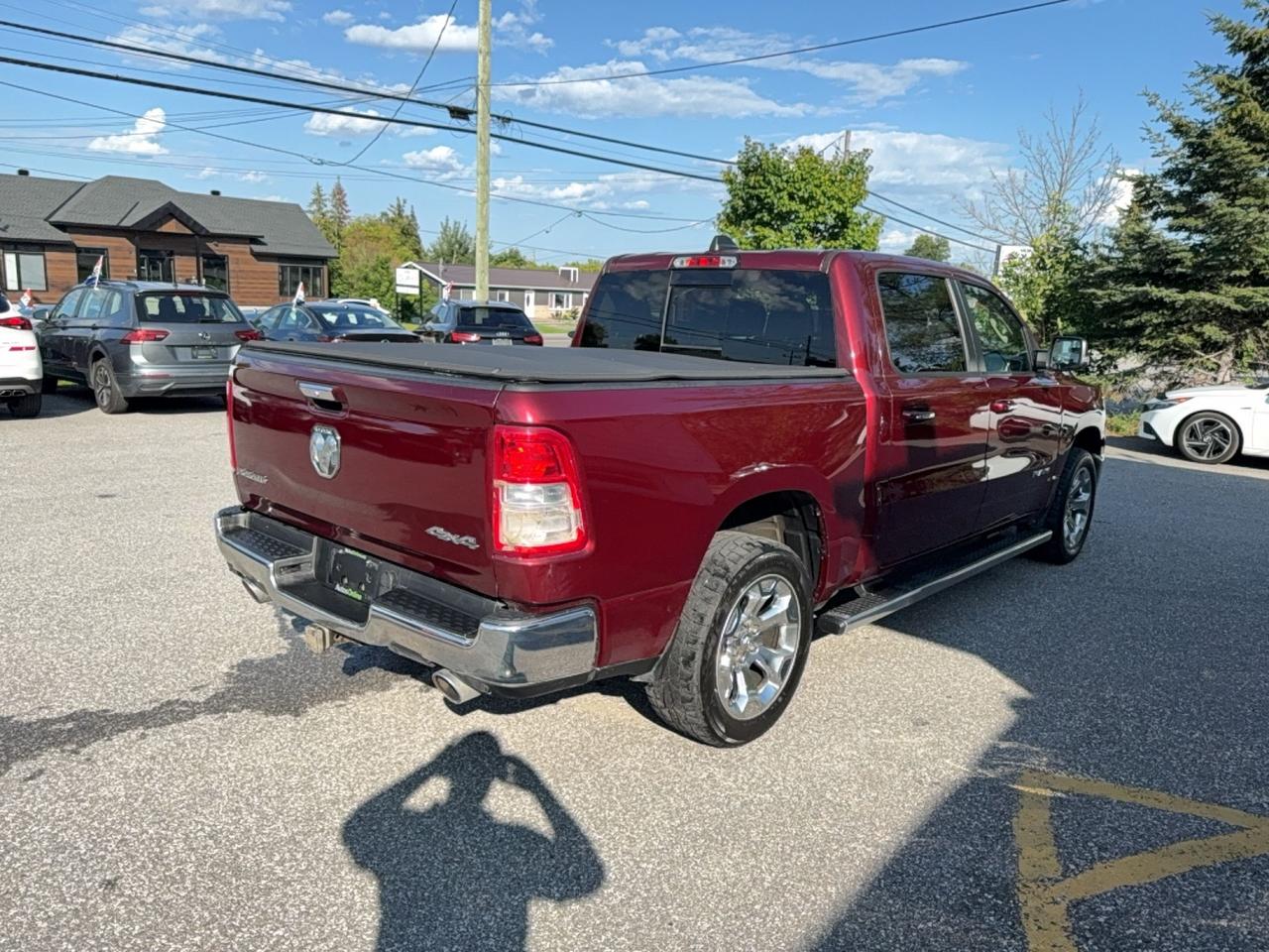 2019 RAM 1500 BIG HORN-5.7L-4X4-HEATED SEATS/WHEEL-20" RIMS Photo4